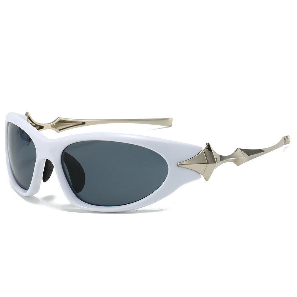 Personnalité Mode Punk Lunettes de soleil futuristes