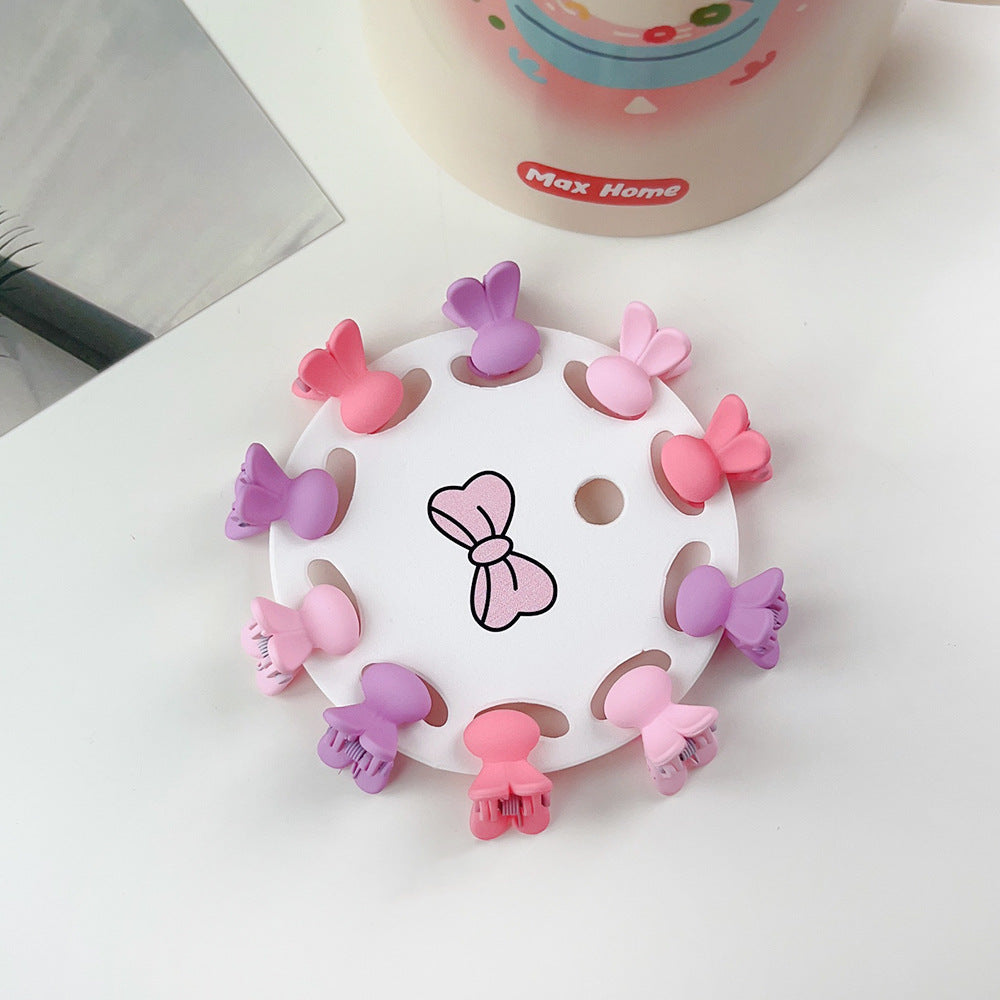 Barrettes pour enfants 10 PCs Colorful Cartoon Baby Small Jaw Clip Bangs Broken Hair Princes