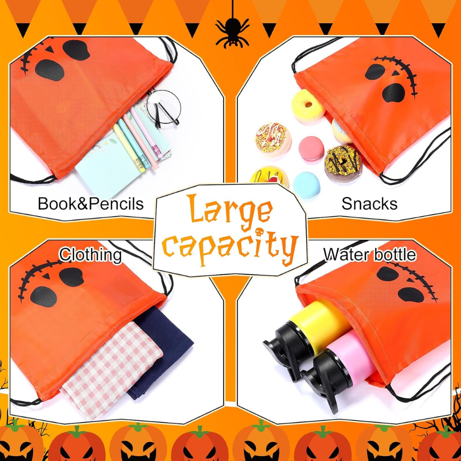 32 Pcs Halloween citrouille Sacs à cordons Favorable de la fête