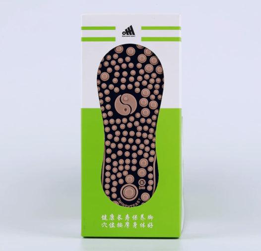 Chaussettes de massage en coton peigné