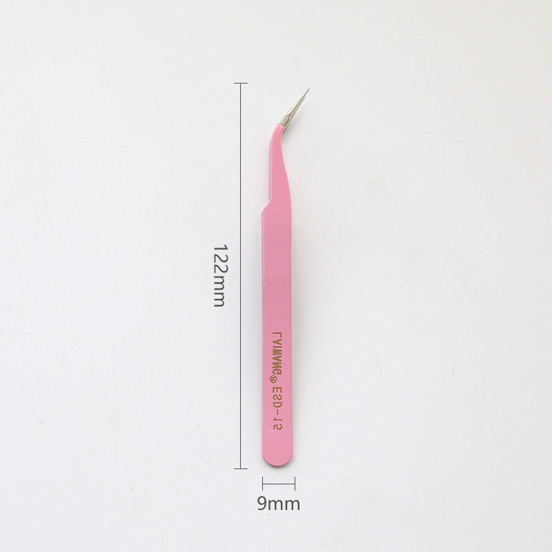 Tweezers en acier inoxydable Macaron Manuel coloré et ruban de papier