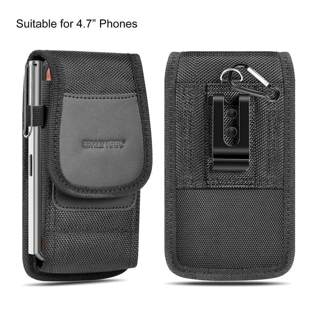 Sac de taille de ceinture en nylon horizontal et vertical multifonctionnel pour hommes