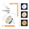 Studio Photography Light Kit d'éclairage Softbox comprenant 85W 3000K-6000K Bi Color Tempe