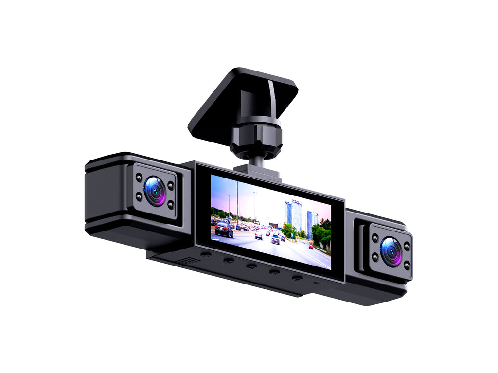 1080P enregistreur de conduite haute définition avec quatre objectifs