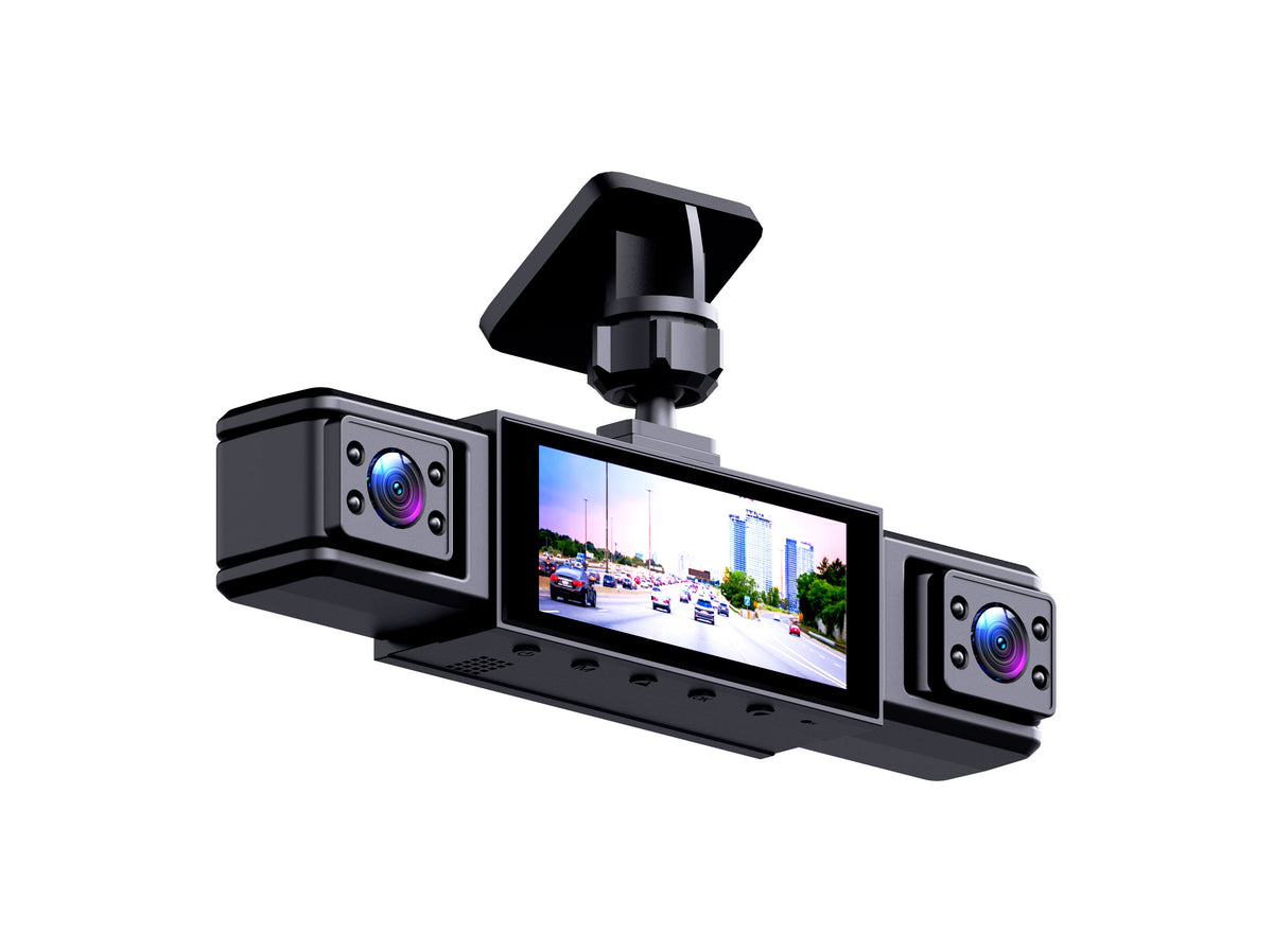 1080P enregistreur de conduite haute définition avec quatre objectifs