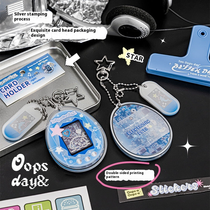 American Retro Pendentif Star-chasing Mini Camion Mini Porte-carte