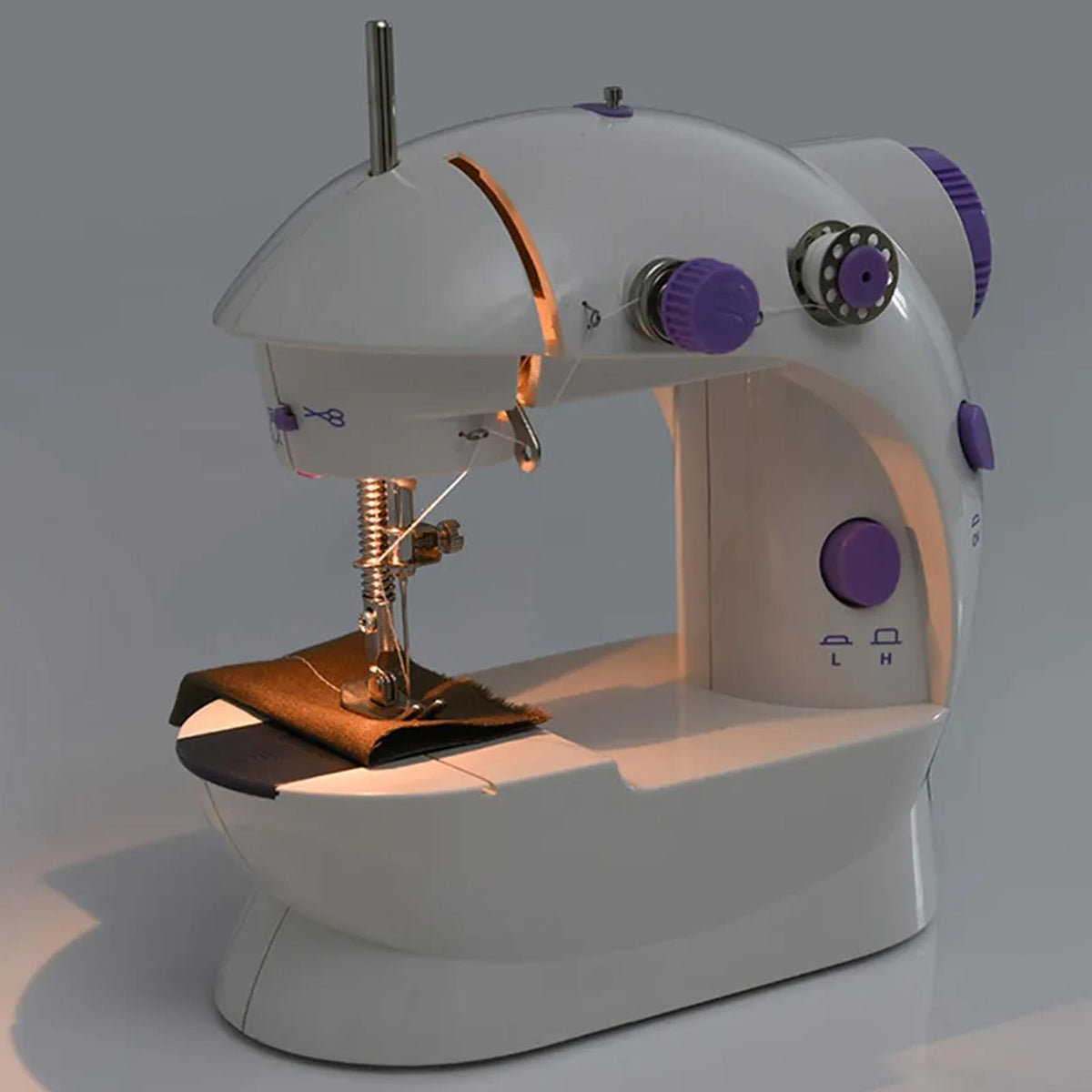 Mini machine à coudre électrique portable multifonctions bureau sur mesure