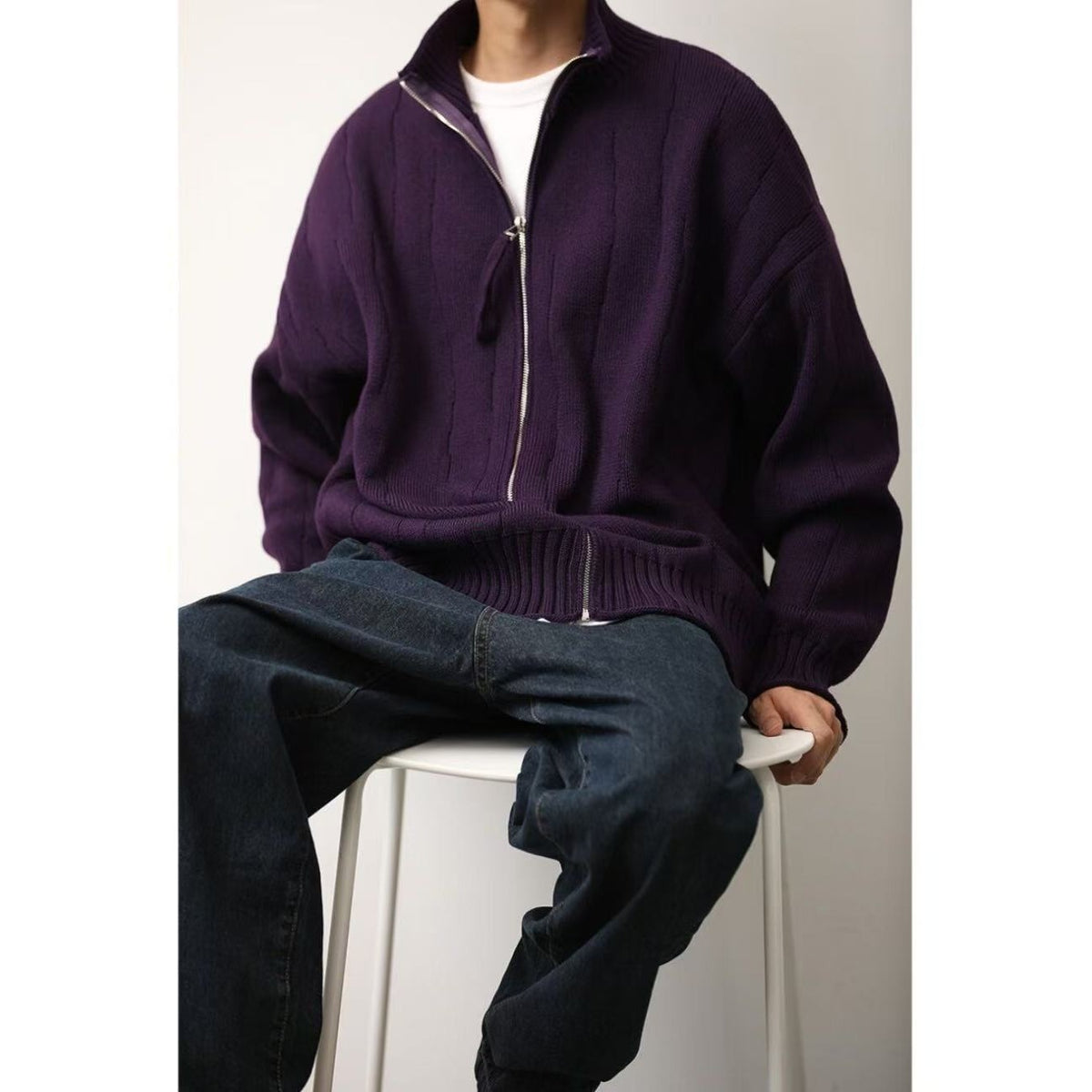 Chandail tricoté Veste casual pour hommes