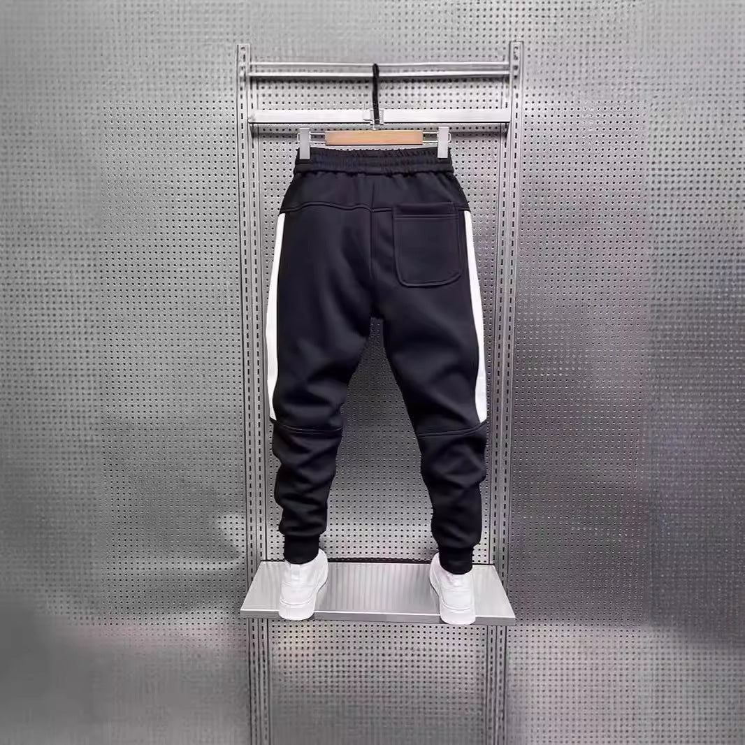 Pantalons de jogging occasionnels avec des cuffsversatile élastiques et en pente