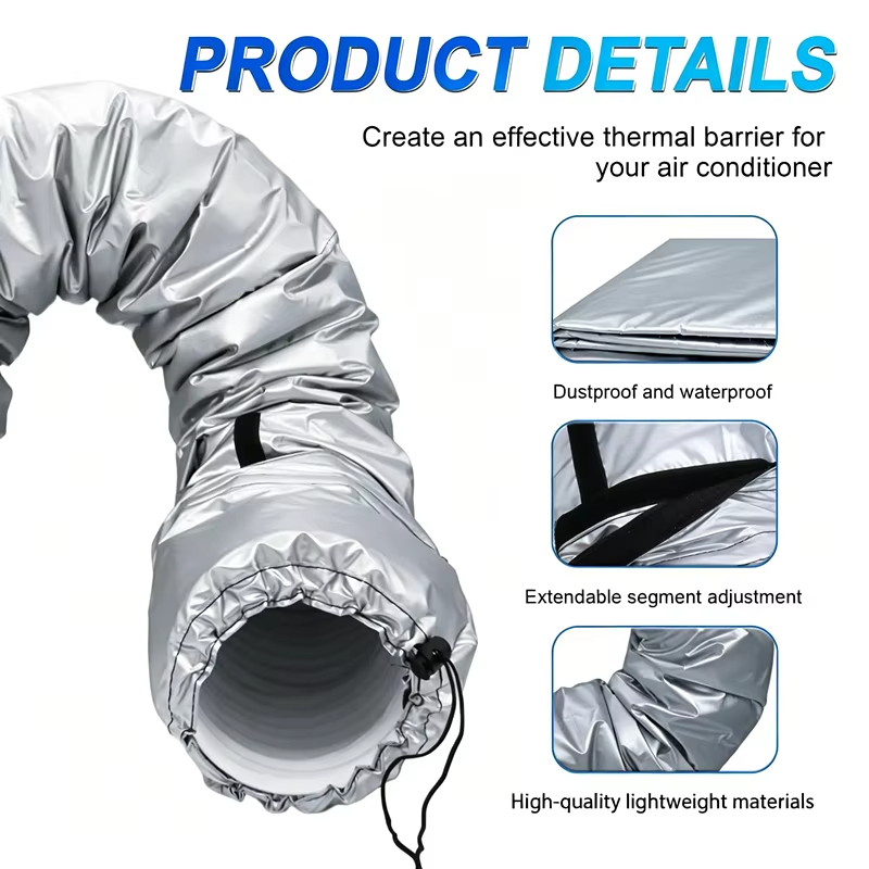 Couverture de tuyau du climatiseur portable