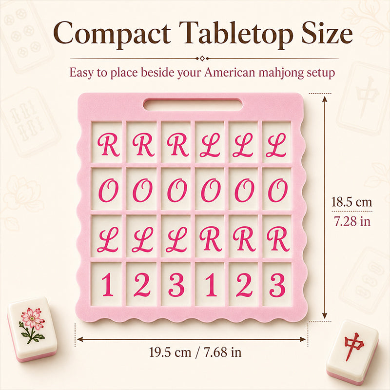 1PC Mahjong Tile Placement Board