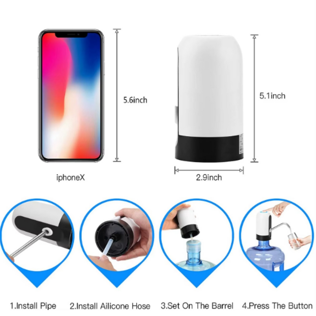 Bouteille électrique USB rechargeable Distributeur automatique d'eau potable