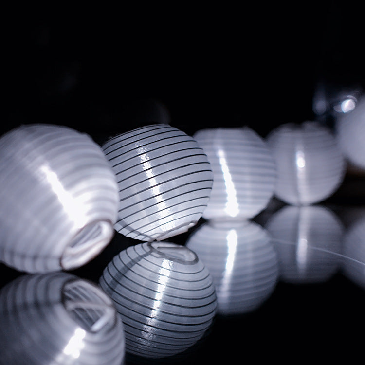 Led Fabric Lantern Énergie solaire