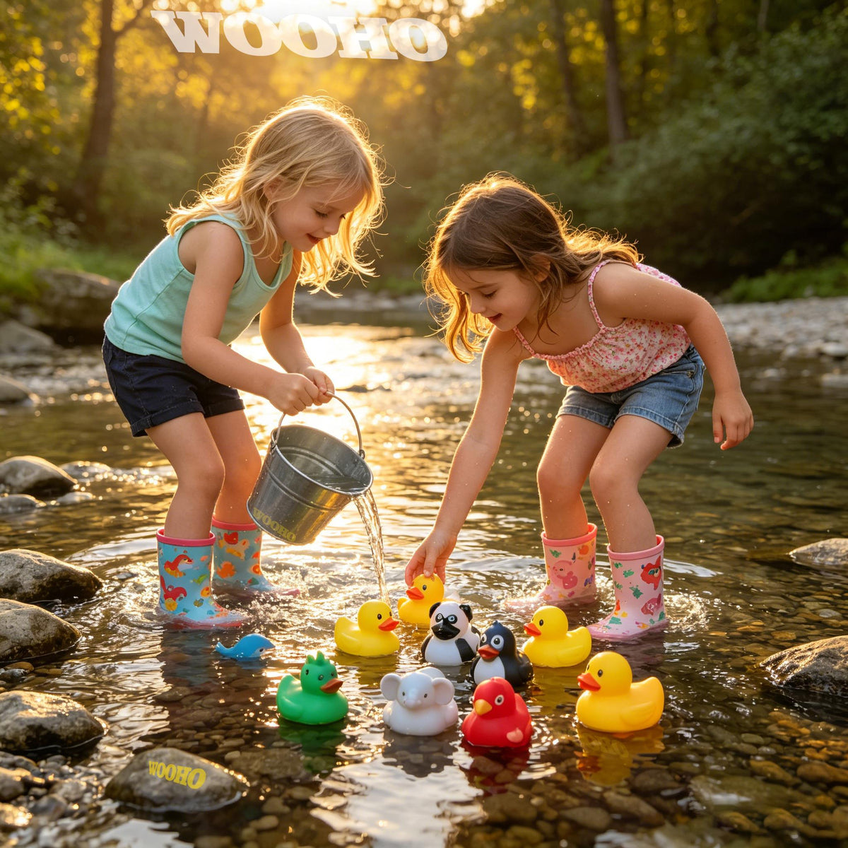 Mini Rubber Duck Multipack Cute Bath Toys for Kids
