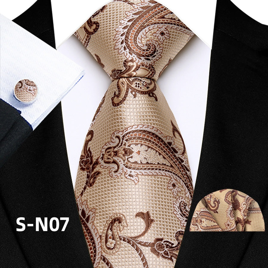 Business Hommes Tie formelle Set En stock Accessoires mode