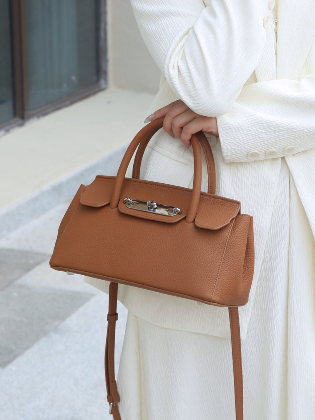Sac en cuir Baidi pour femme Sac Platinum