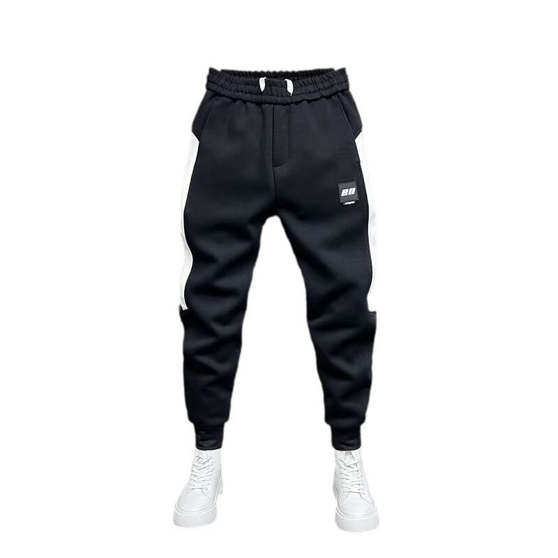 Pantalons de jogging occasionnels avec des cuffsversatile élastiques et en pente