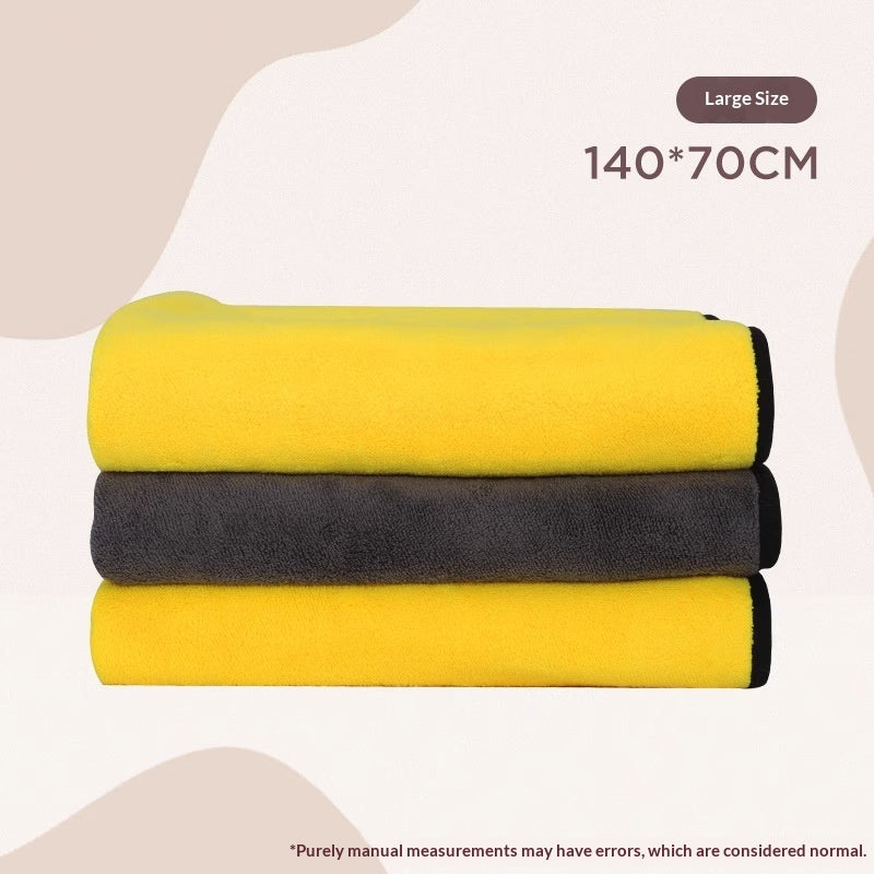 Serviette pour chien Super Absorbant Serviette de bain à séchage rapide pour chiens et chats en particulier pour Golde