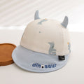 Bébé Imprimé en trois dimensions Petit Dinosaure Soft Brimmed Baseball Cap avec Patchwork Emb