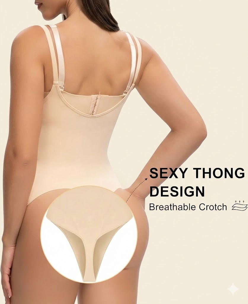 Open Bust Shapewear Tummy Control bodys for Women Seamless Compression High Waisted Bo
