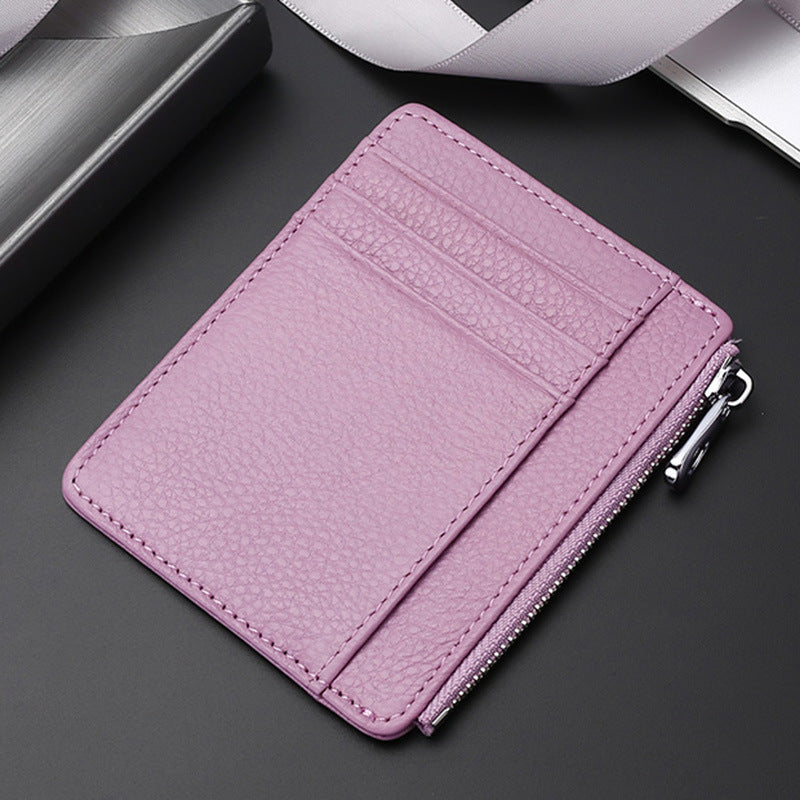 Porte-cartes en cuir Premier calque Porte-cartes en cuir