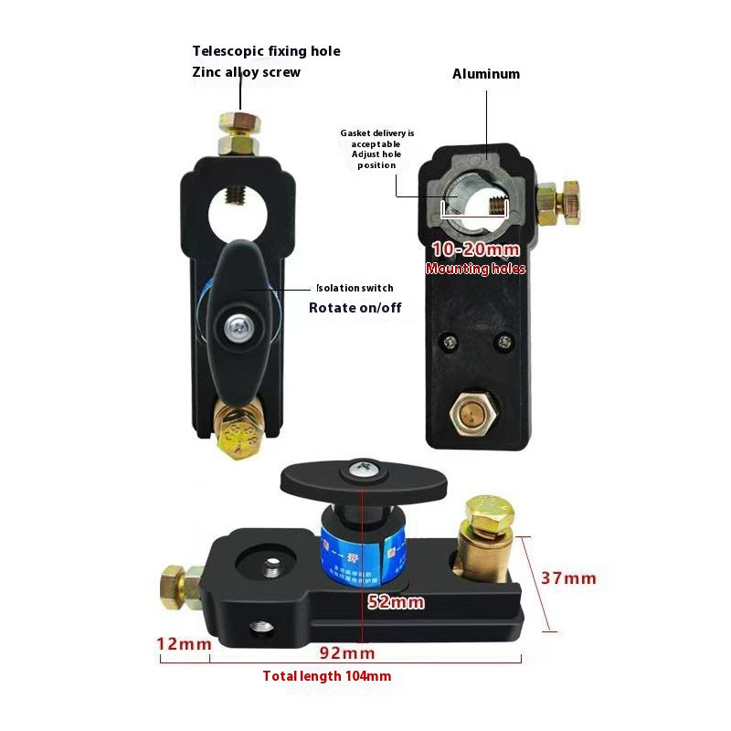 Alimentation de camion disjoncteur universel