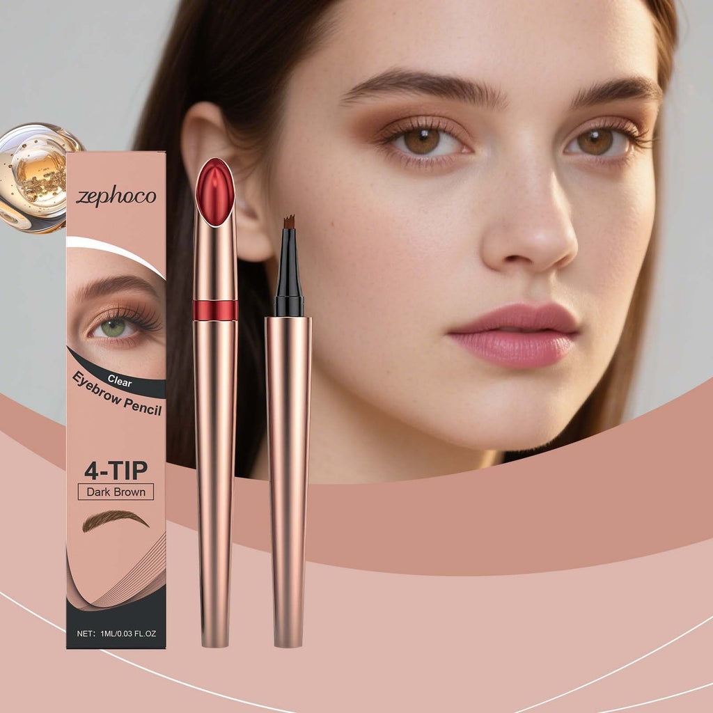 Stylo à sourcils zephoco à quatre bouts