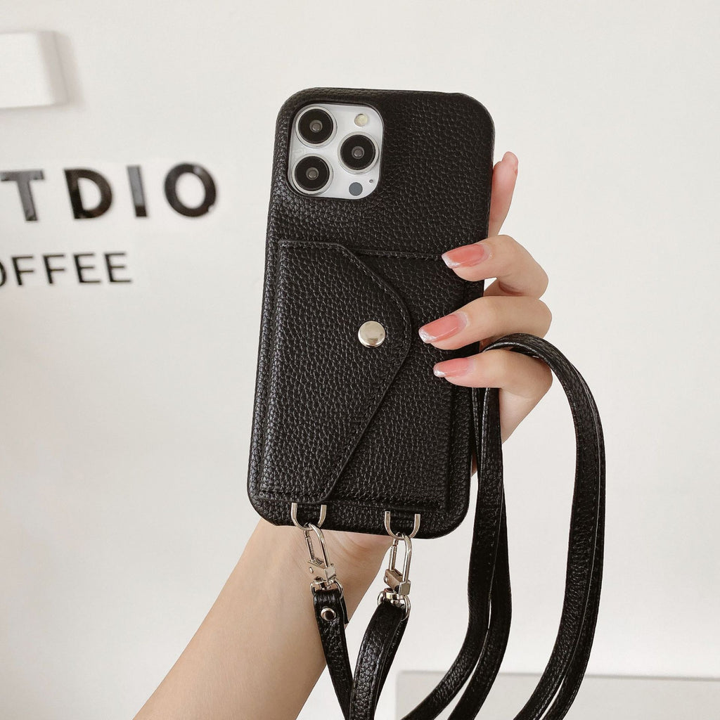 Porte-cartes japonaise et coréenne Étui de téléphone transverse