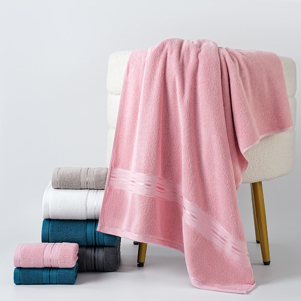 Serviettes de bain en coton pur pour usage domestique Ensemble de serviettes absorbantes pour adultes