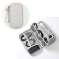 Sac de stockage d'alimentation mobile-double couche modèle-gris-1 pièce