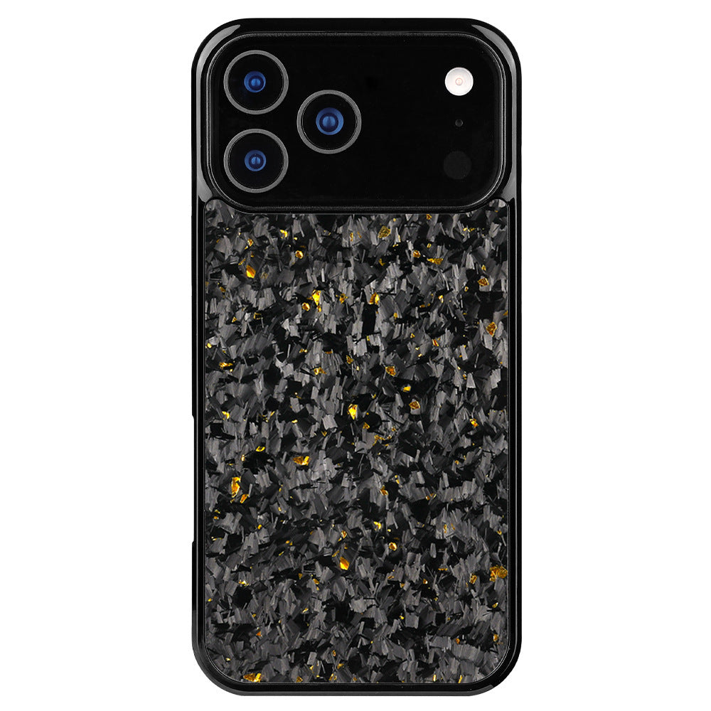 Compatible avec le boîtier de téléphone en fibre de carbone forgé