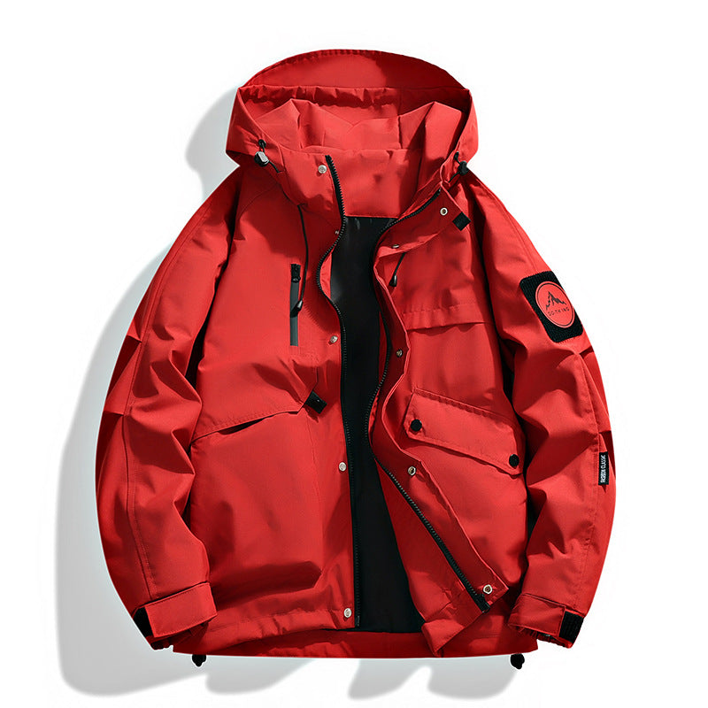 Veste à capuche pour hommes Vêtements de dessus décontractés élégants pour adolescents