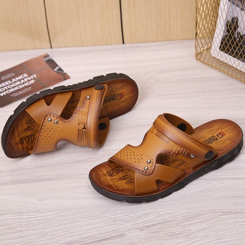 Sandales été ouvert Toed hommes anti-dérapants