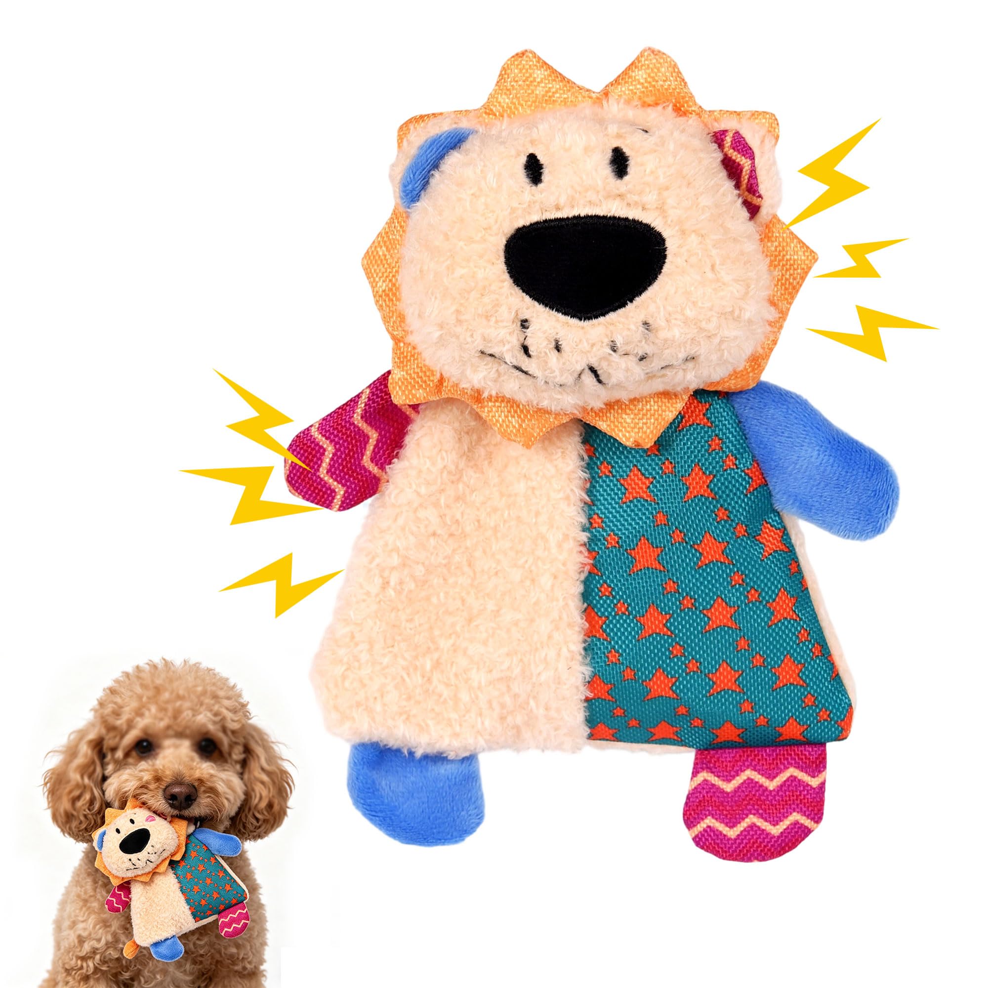 Petit jouet de chien farci