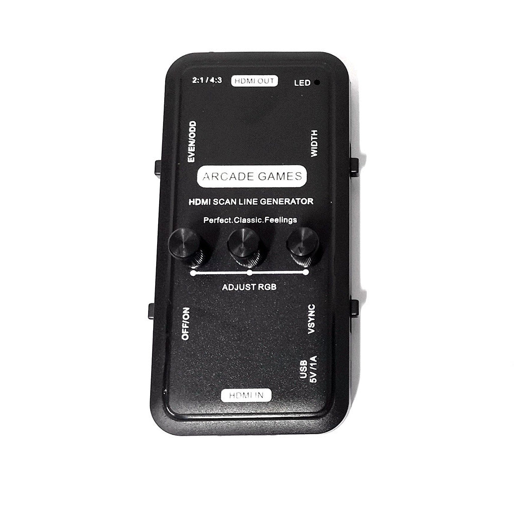 Classic Nostalgique HDMI Générateur d'image vidéo Scanline