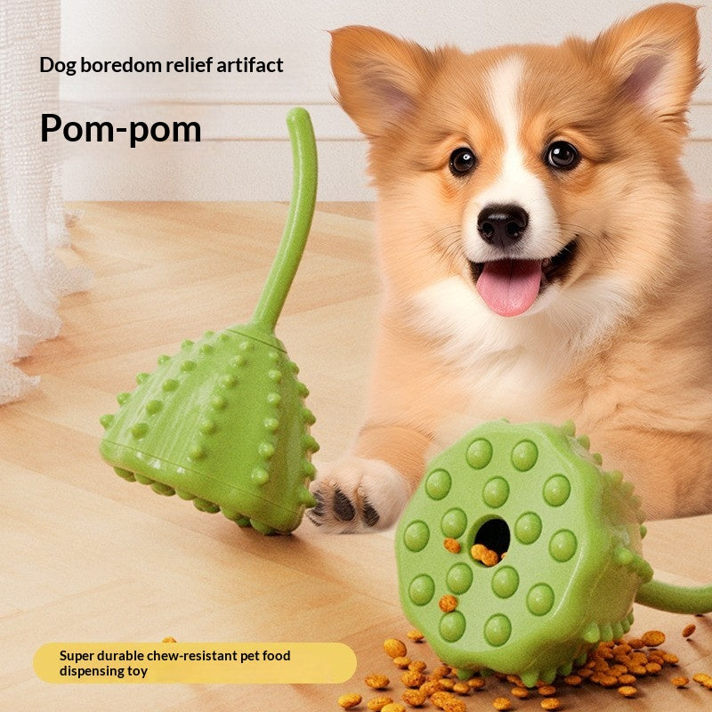 Jouet de chien Traitement-dispensant Chew Stick Jouet en caoutchouc durable