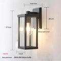 Lampe murale extérieure étanche américaine simple