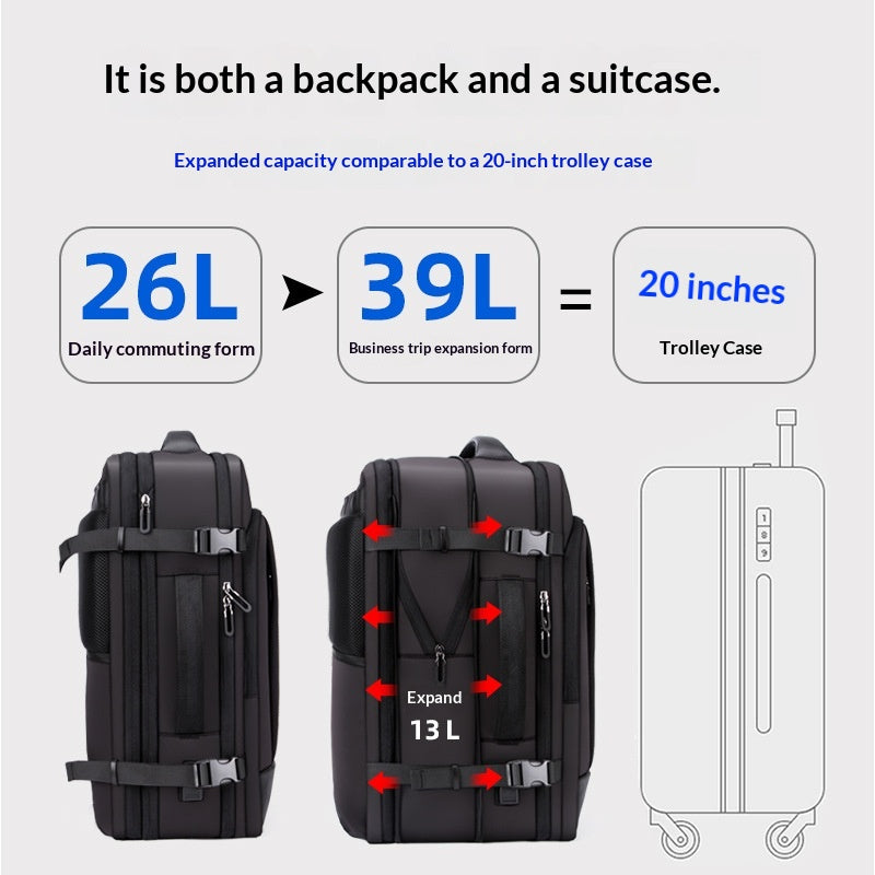 Sac à dos extensible pour les voyages et les affaires