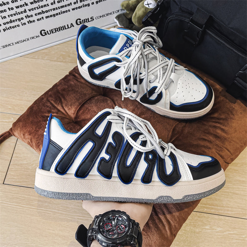 Hommes et femmes Bas-top lettre Niche chaussures de conseil