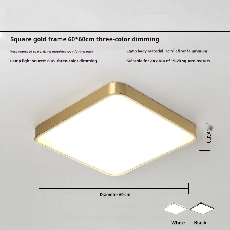 Lampe de plafond à LED minimaliste moderne pour usage domestique