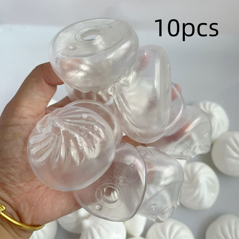 Simulation Bun à vapeur TPR Peau de boules creuses Bricolage Jouet anti-stress
