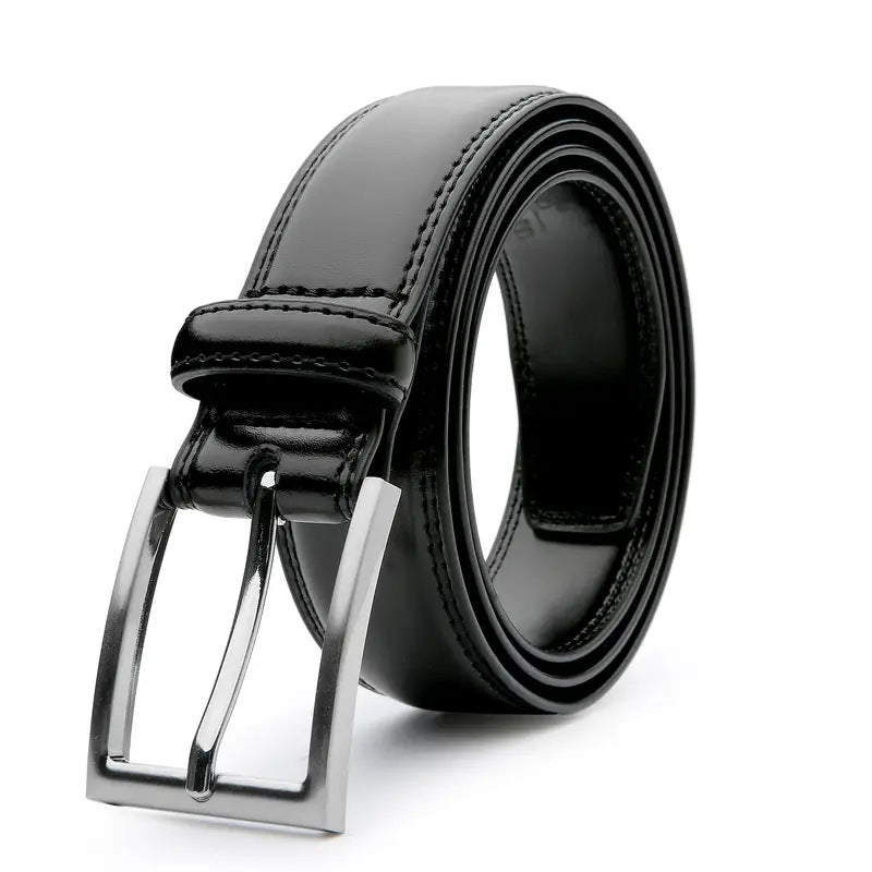 Ceinture décontractée simple en cuir pour hommes