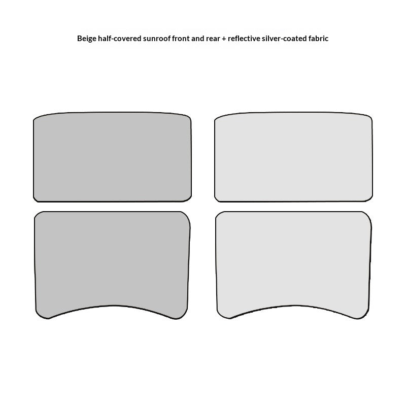 Toit Sunshade Voiture Toit Intérieur Protection UV Et le blocage UV
