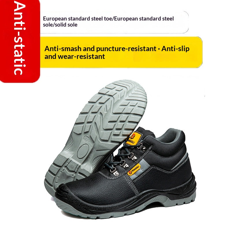 Bottes de sécurité statiques pour hommes - Anti-peinture et protection contre les impacts