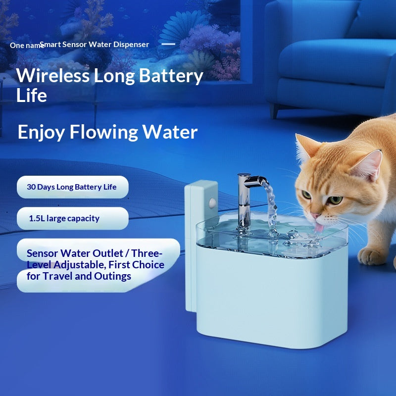 Fontaine d'eau pour animaux filtrant automatique