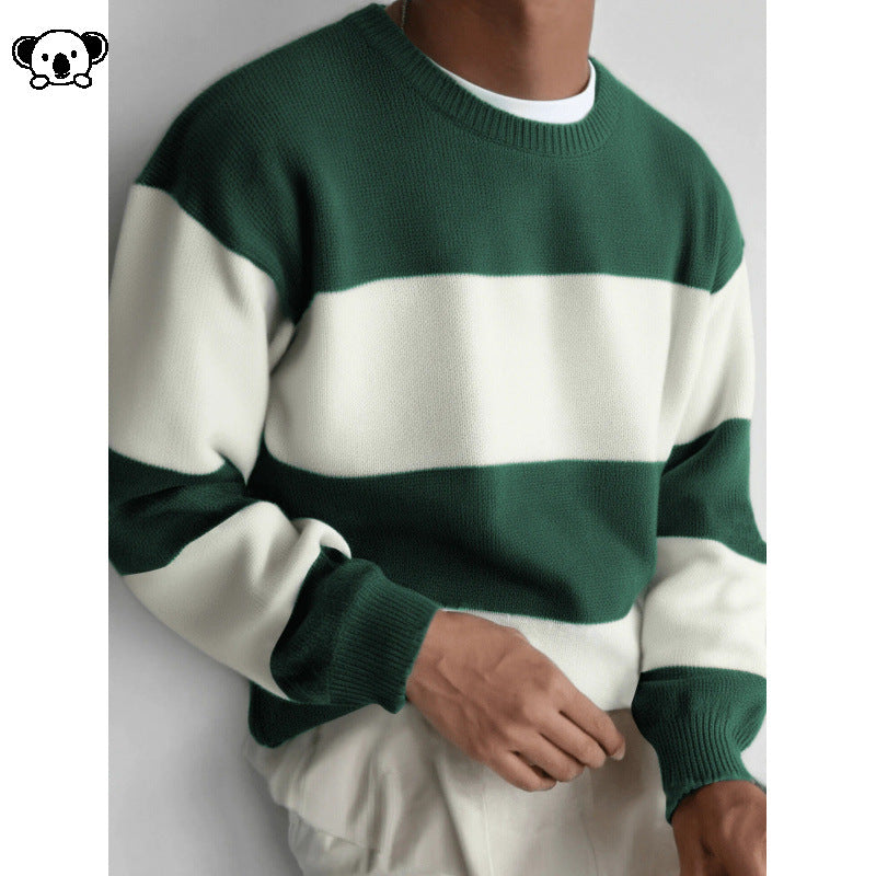 W 59248 Pull rayé pour hommes Pull rayé pour hommes