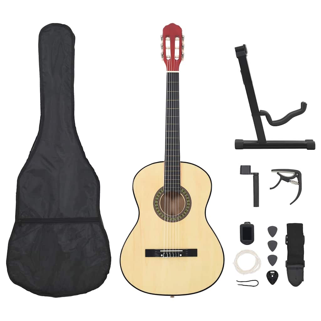 Set de guitare classique 12 pièces pour débutants 4-4