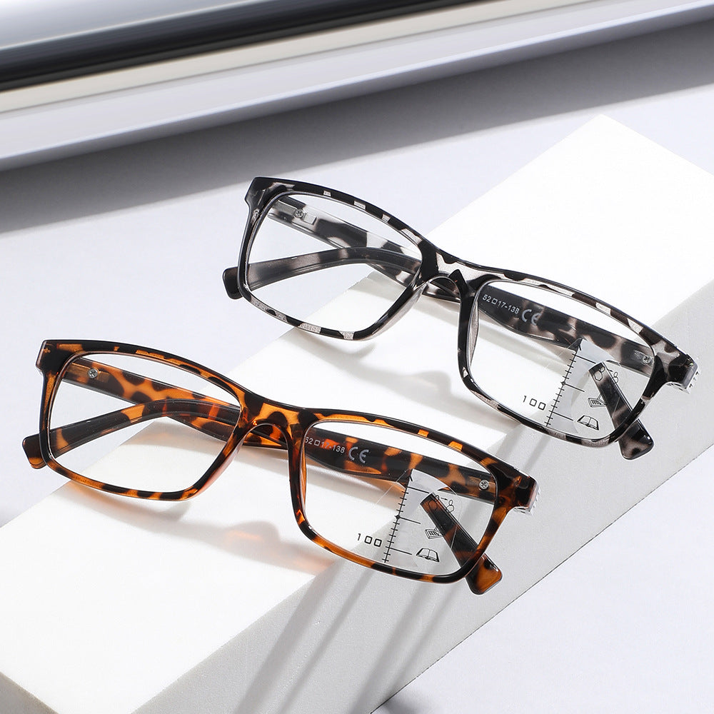 Verres de lecture de blocage multifocal bleu