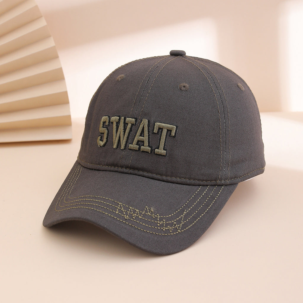 Casquette de baseball convertible casual mode avec lettres brodées