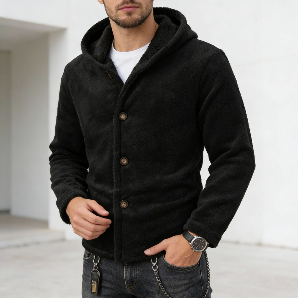 Veste de sweat à capuche à manches longues pour hommes